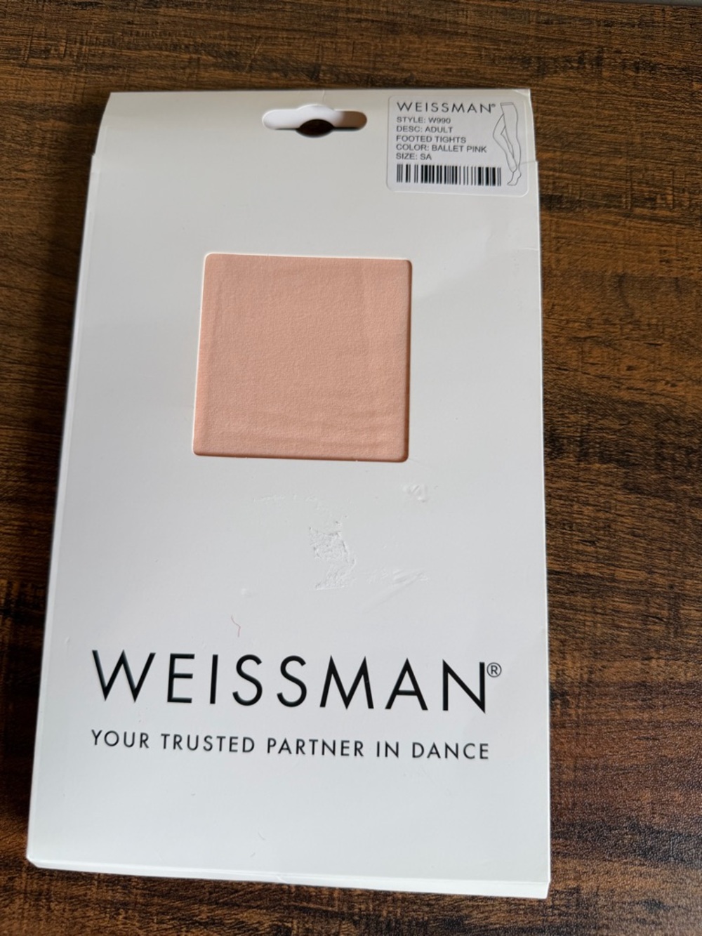 Weissman Ballet Pink Footed Tights
